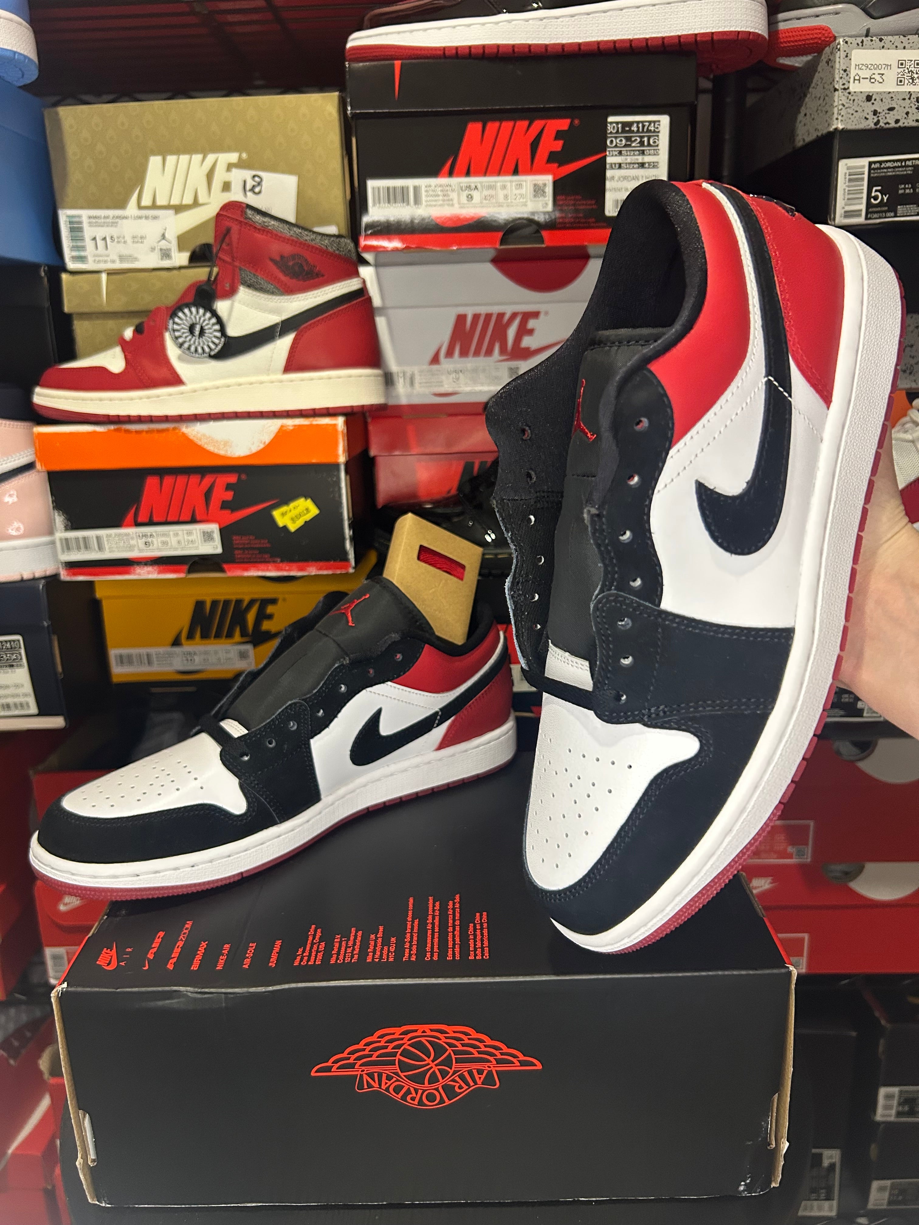 Air Jordan 1 Low SE ‘Black Toe’ |No Box Lid|