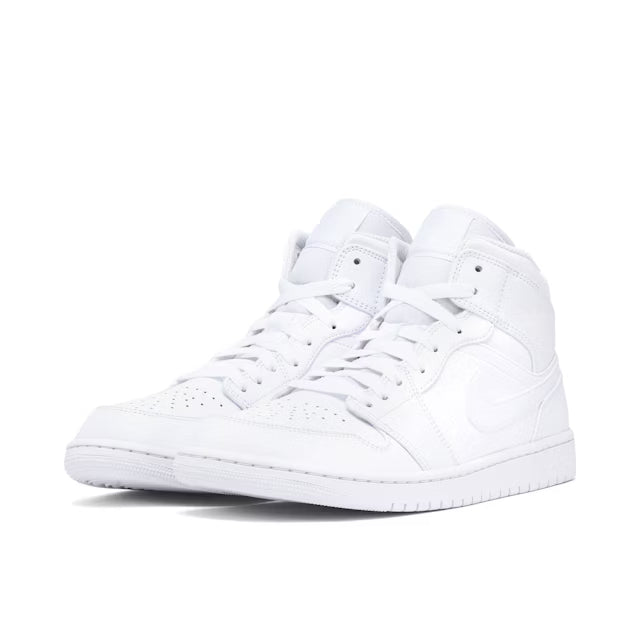 Air Jordan 1 Mid 'Triple White'