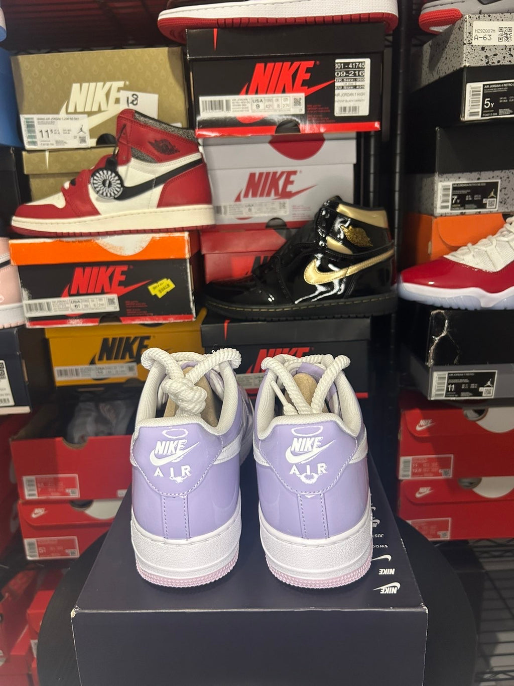 Nike Air Force 1 Low ‘Glossy Lilac Purple/White’ |No Box Lid|