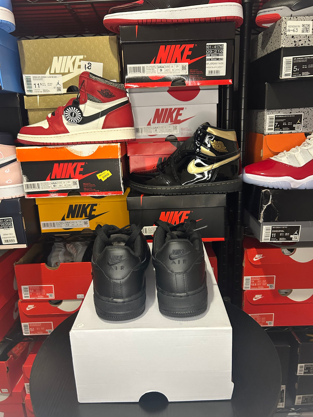 Nike Air Force 1 ‘Triple Black’ No Box Lid