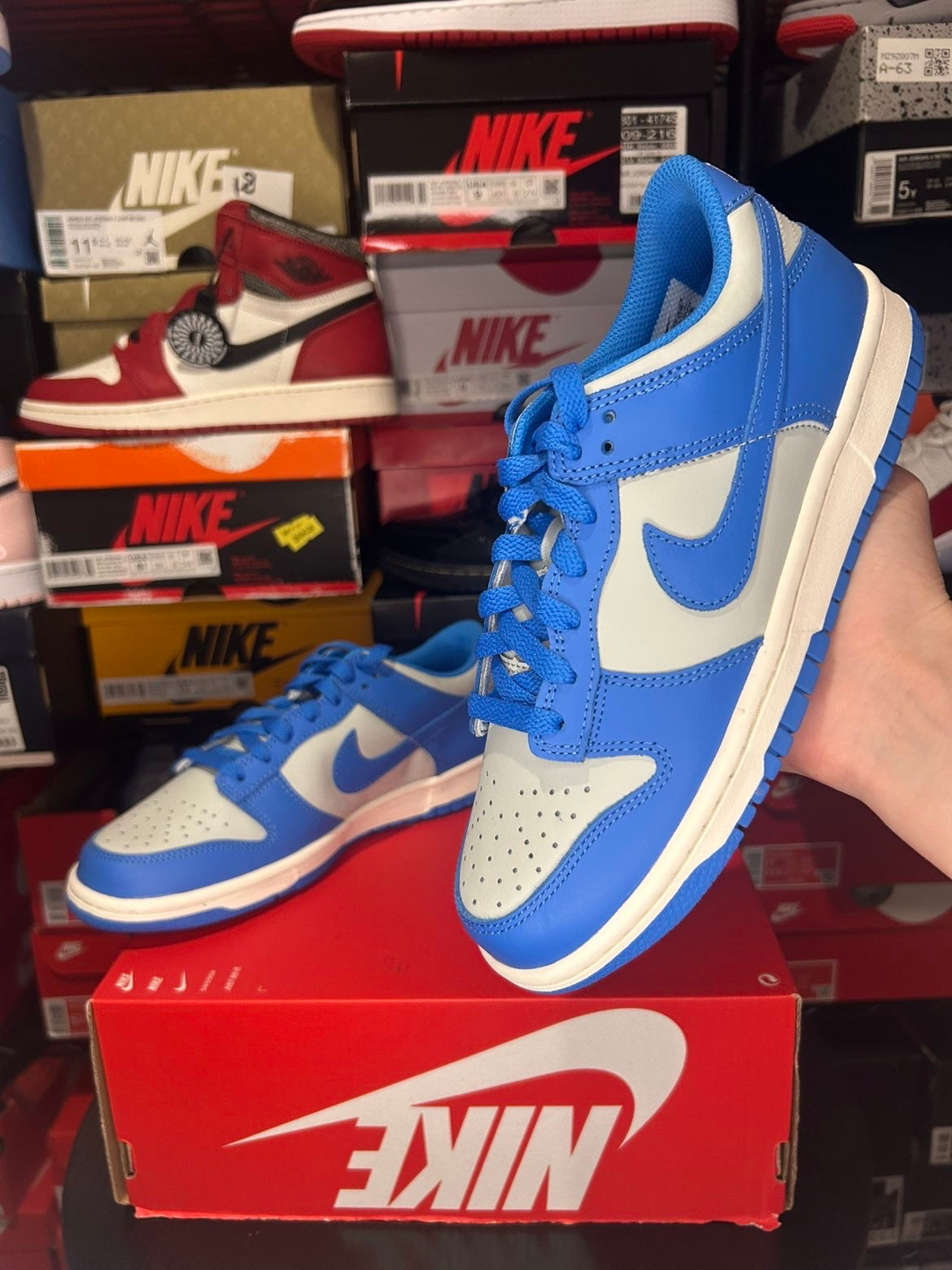 Nike Dunk Low ‘Light Silver/Sail Light Photo Blue’