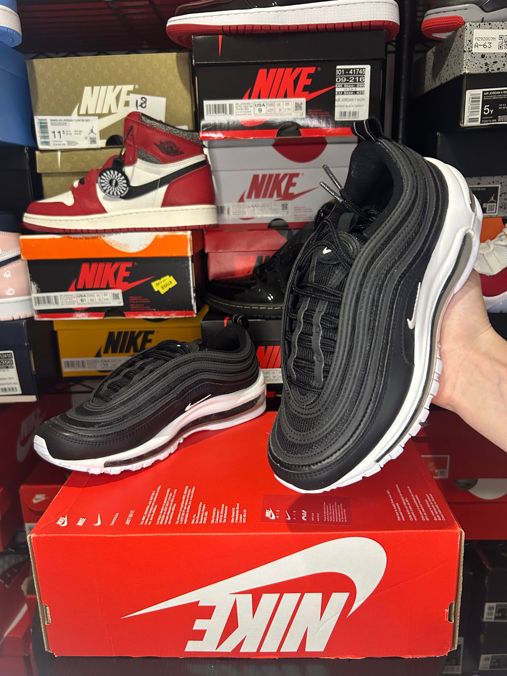 Air Max 97 ‘Black/White’ No Box Lid