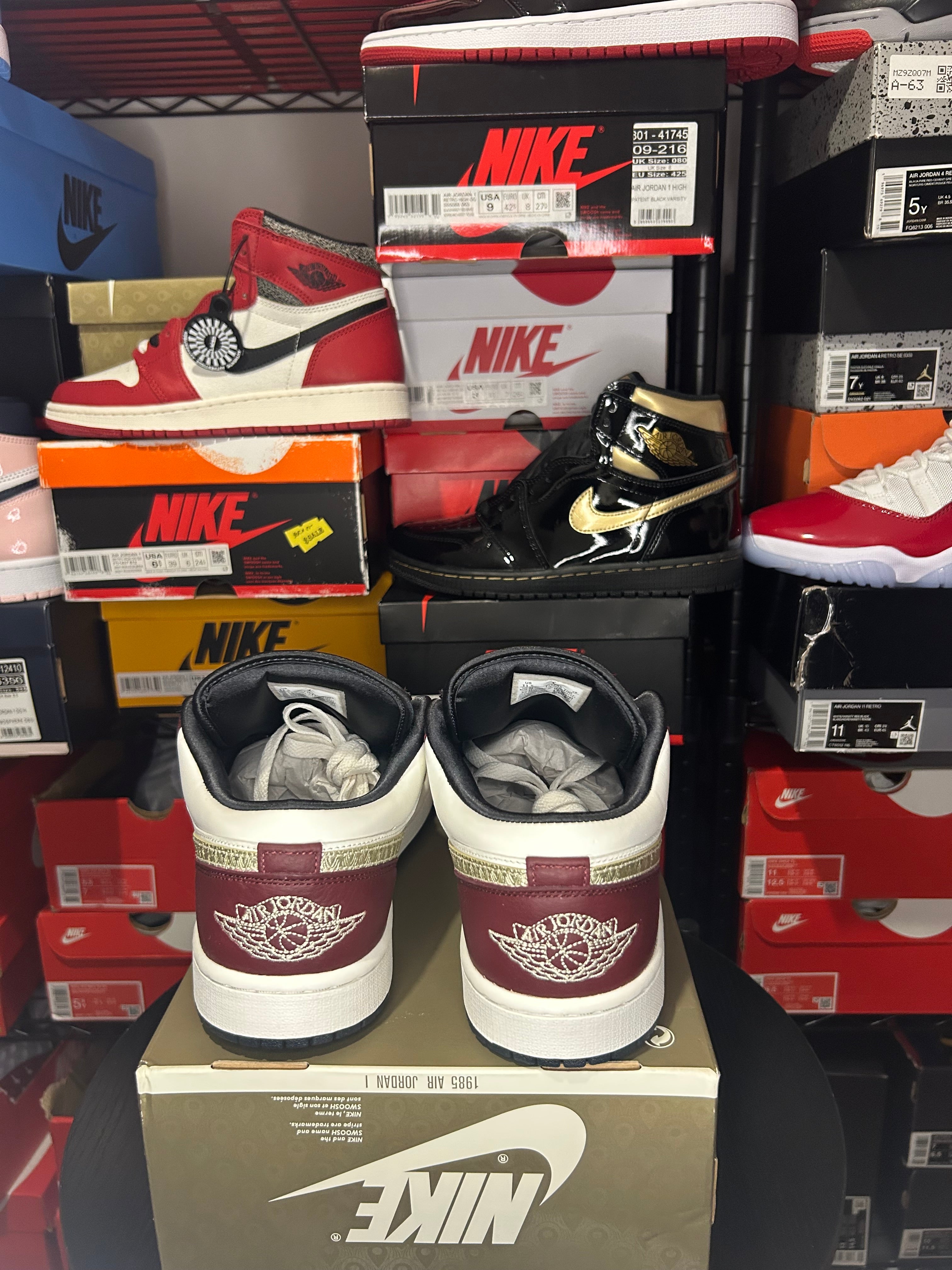 Air Jordan 1 Low ‘Year Of The Dragon Red’ CNY (Without Charm) No Box Lid