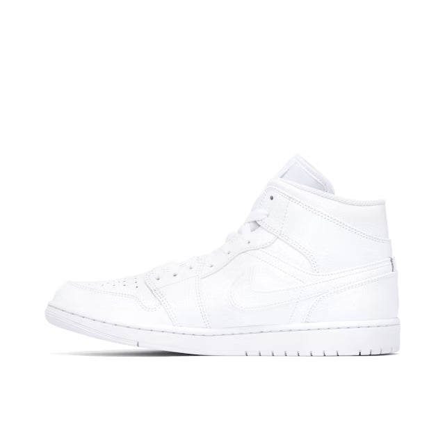 Air Jordan 1 Mid 'Triple White'