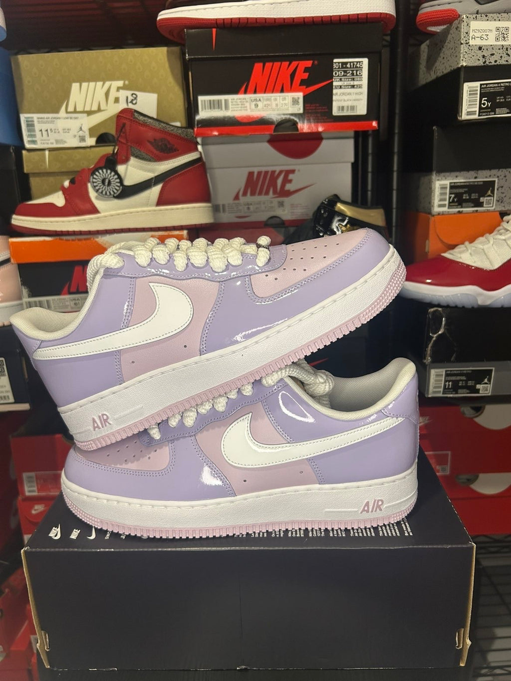 Nike Air Force 1 Low ‘Glossy Lilac Purple/White’ |No Box Lid|