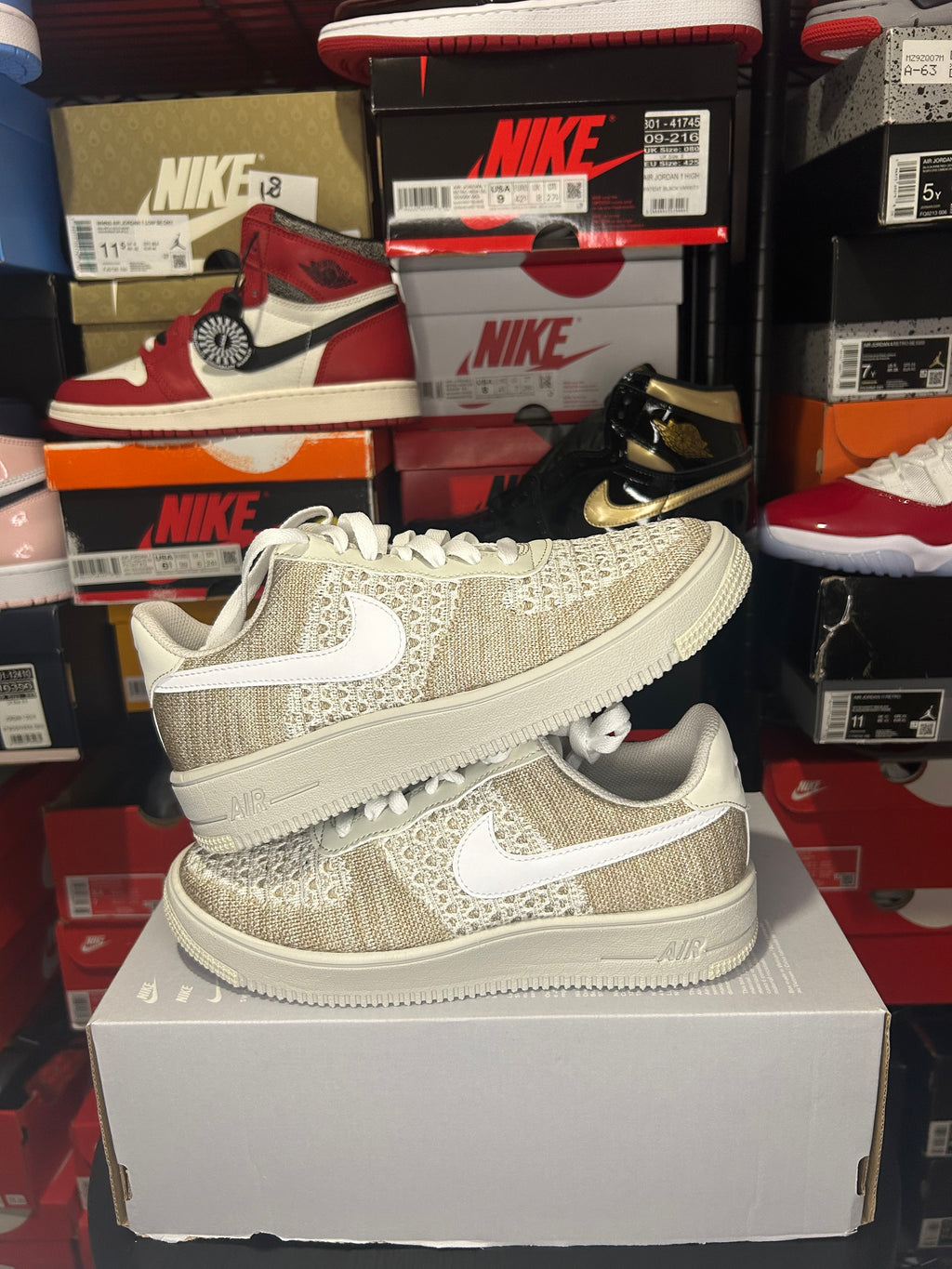 Nike Air Force 1 Flyknit ‘Light Bone’