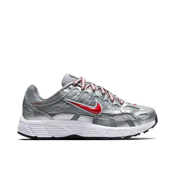 Nike P-6000 'Metalic Silver/Cool Red'
