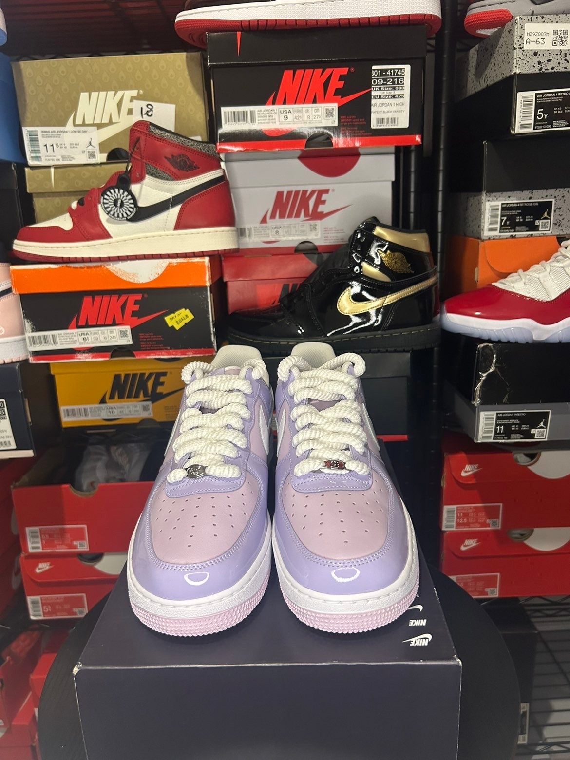 Nike Air Force 1 Low ‘Glossy Lilac Purple/White’ |No Box Lid|