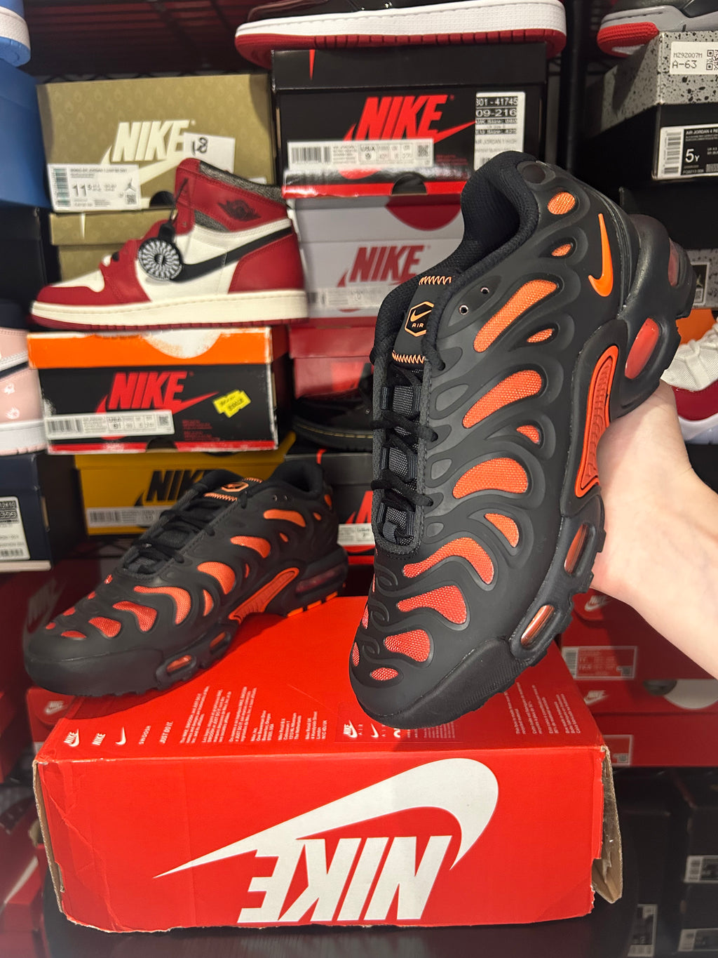 Nike Air Max Plus Drift ‘Hyper Crimson Black/Dragon Red’ No Box Lid