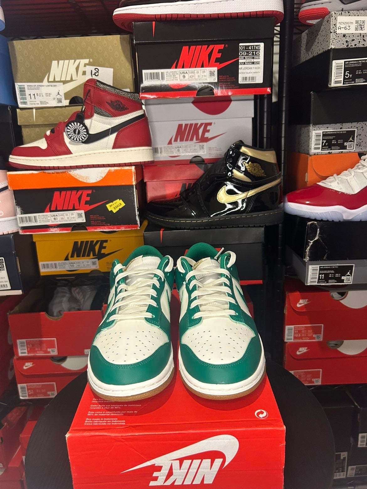 Nike Dunk Low ‘Malachite Gold’ |No Box Lid|