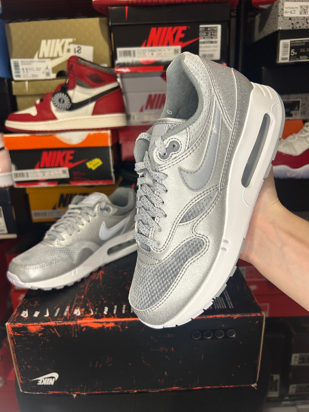 Air Max 1 86 ‘Metallic Silver/Cool Grey’ No Box Lid