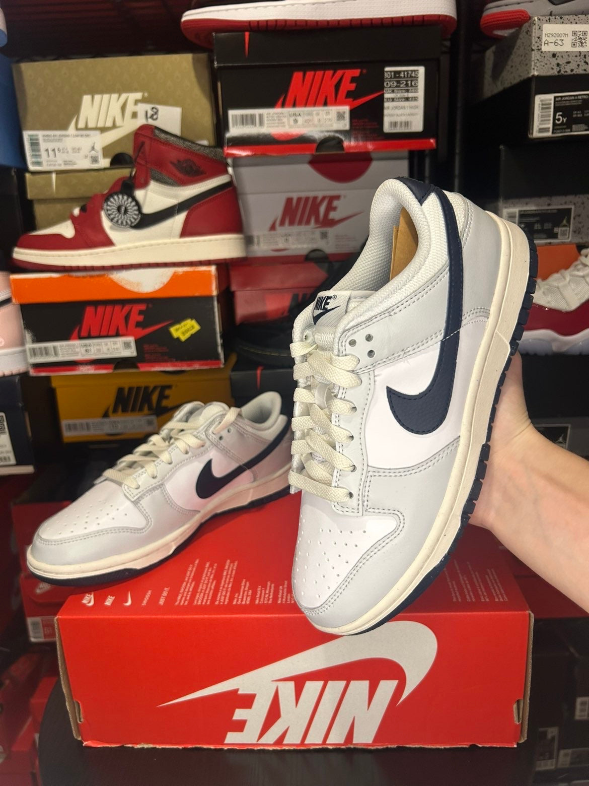 Nike Dunk Low Next Nature ‘Photon Dust/Obsidian’ |No Box Lid|