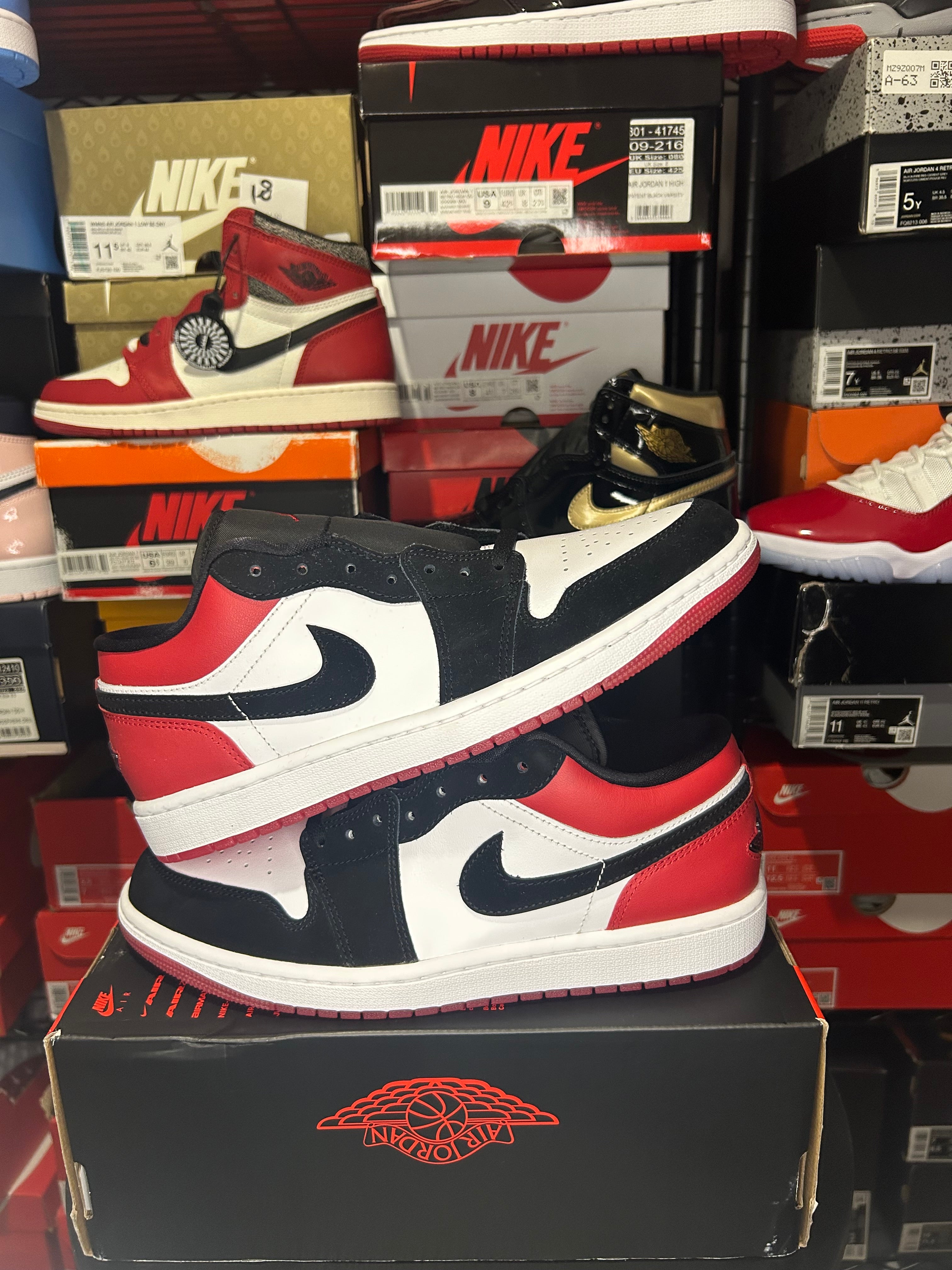 Air Jordan 1 Low SE ‘Black Toe’ |No Box Lid|