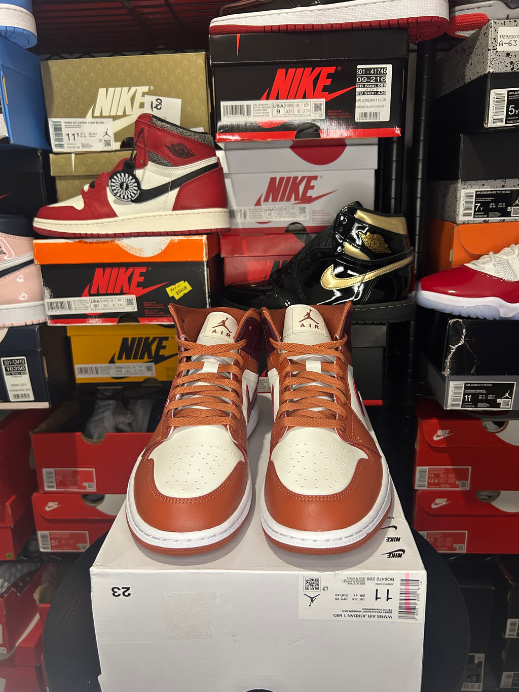Air Jordan 1 Mid ‘Dusty Peach’ No Box Lid