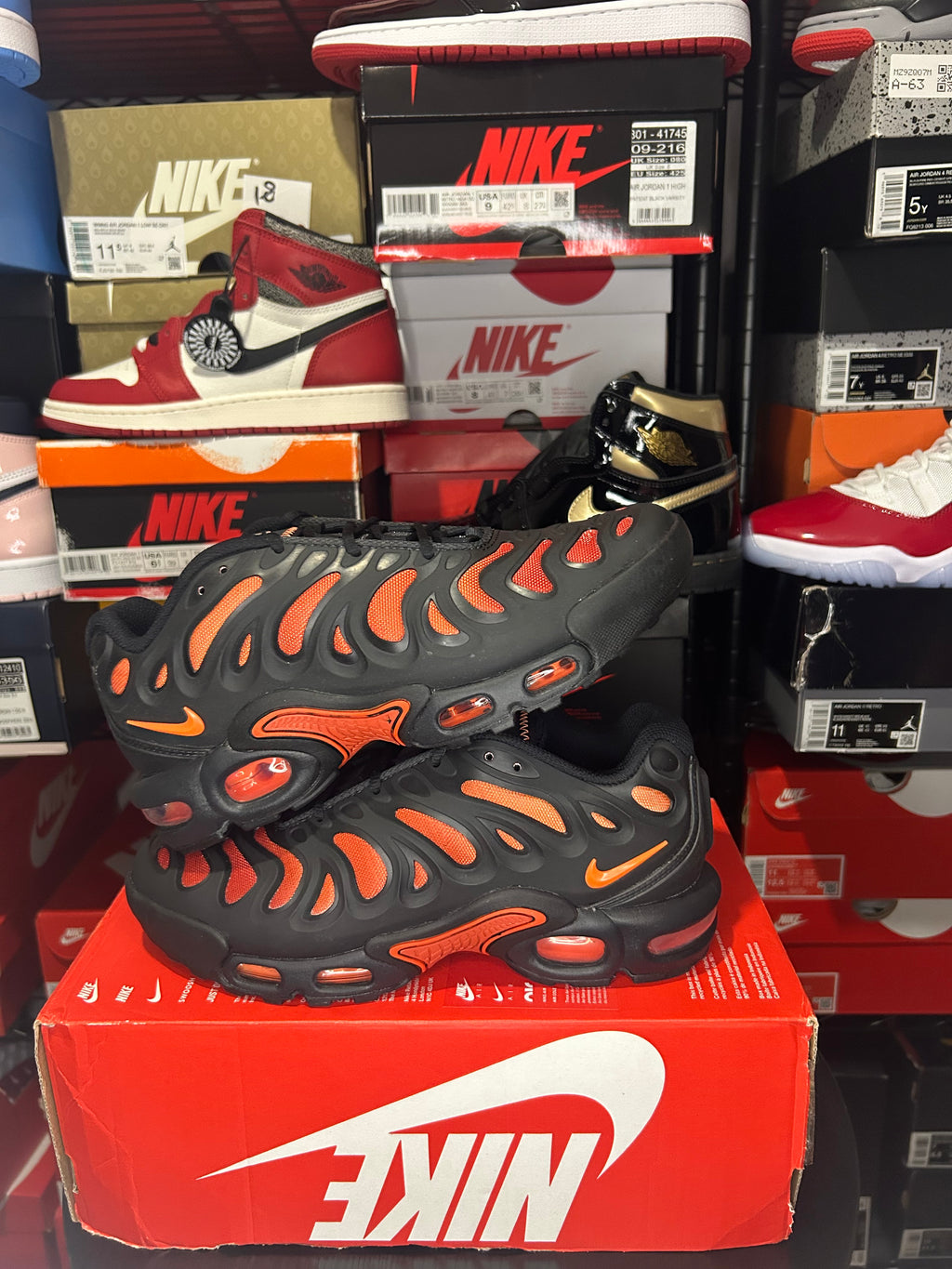 Nike Air Max Plus Drift ‘Hyper Crimson Black/Dragon Red’ No Box Lid